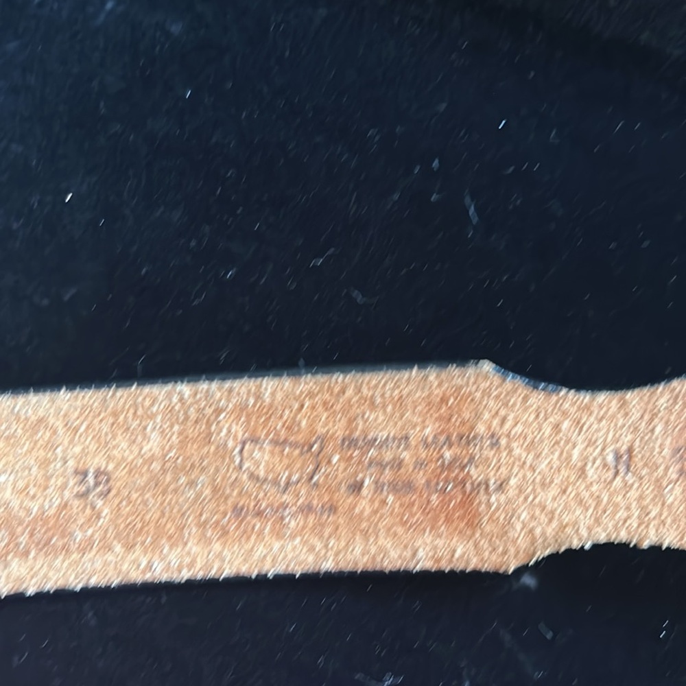 Leather Eagles Western Belt - Picture 5 of 8